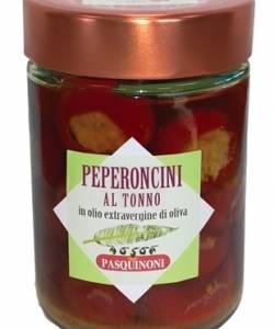 PEPERONCINI AL TONNO IN EXTRAVERGINE - Boccondoro