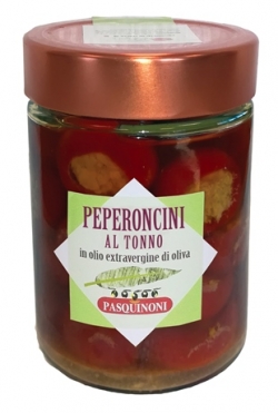 PEPERONCINI AL TONNO IN EXTRAVERGINE - Boccondoro