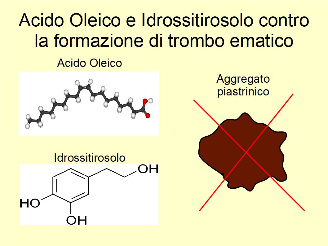 Il consumo abituale di Extravergine aiuta a prevenire il trombo ematico