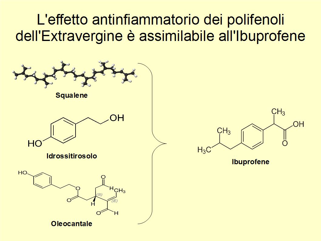 I polifenoli dell'Extravergine ostacolano la genesi delle malattie degenerative