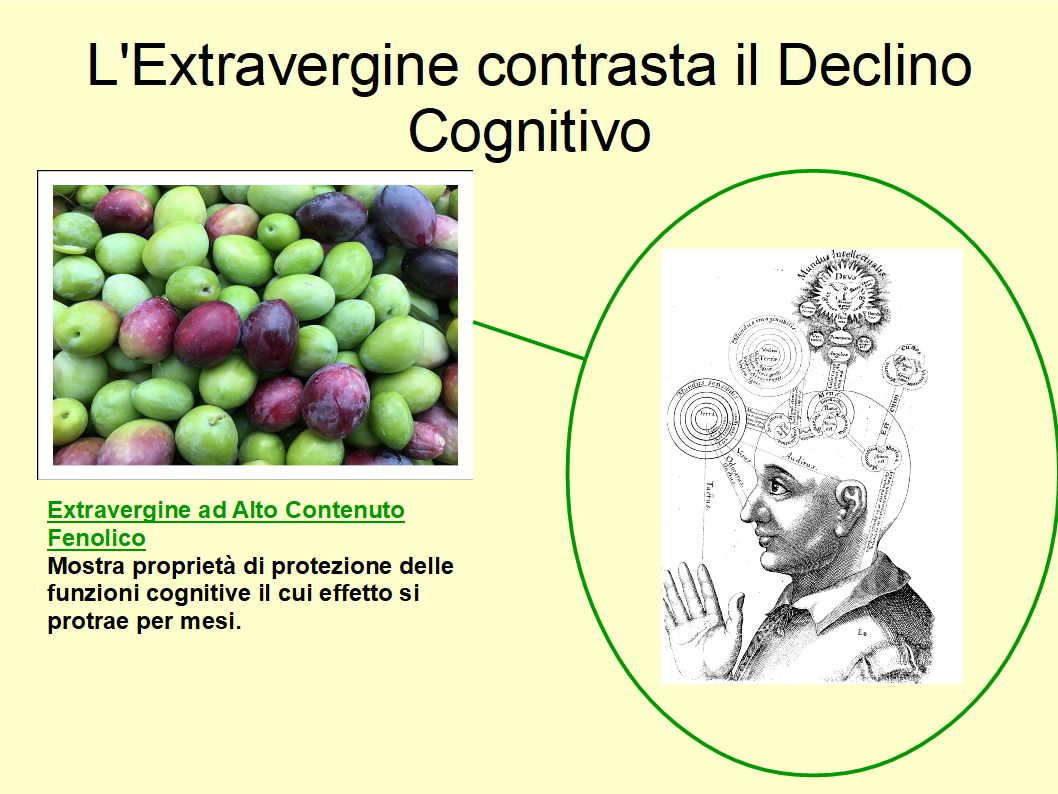 I benefici dell’Extravergine contro il Declino Cognitivo