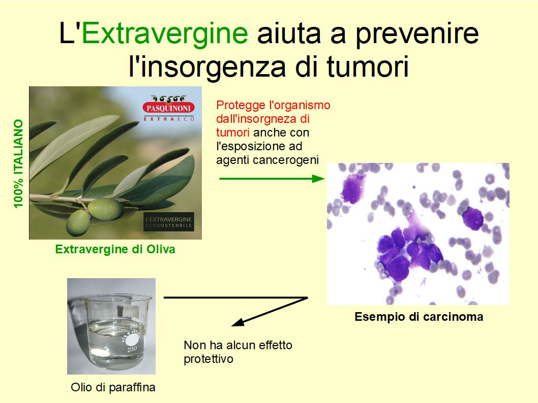 L’Extravergine è utile nella prevenzione di molte patologie tumorali