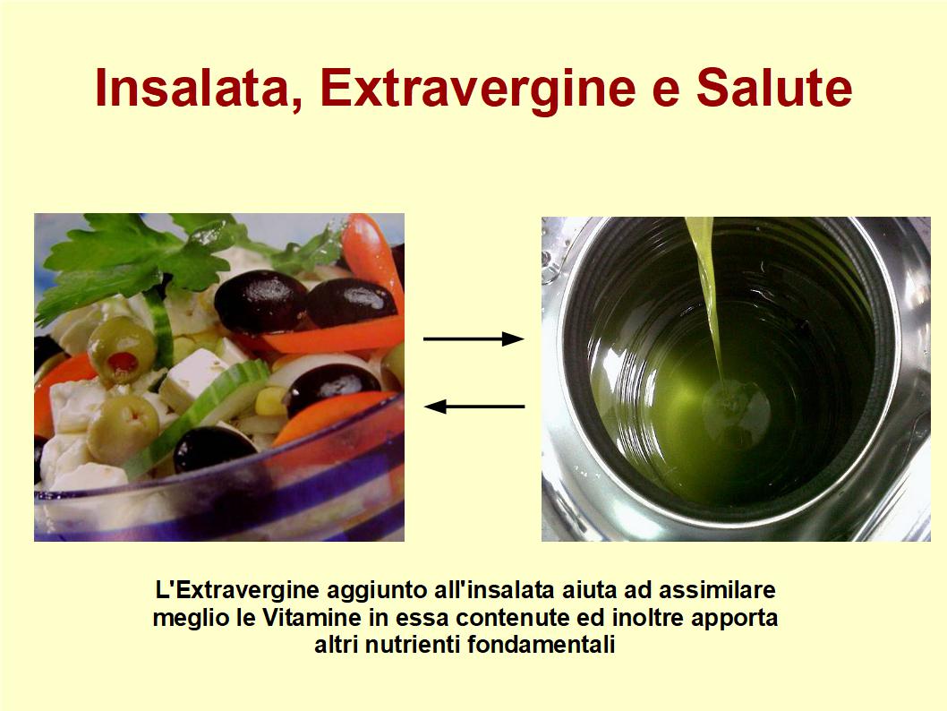 Insalate ricche di salute se accompagnate da Olio Extravergine di Oliva