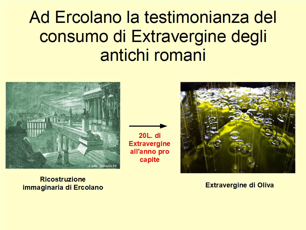 I romani consumavano già in epoca antica tantissimo Extravergine di Oliva